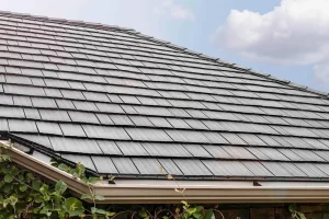 Enviroshake Aged Cedar composite cedar shake roof.