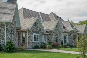 Enviroshake Aged Cedar composite cedar shake roof.