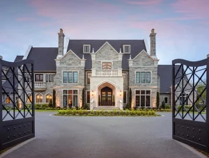 High-end residential home with Enviroslate onyx black.