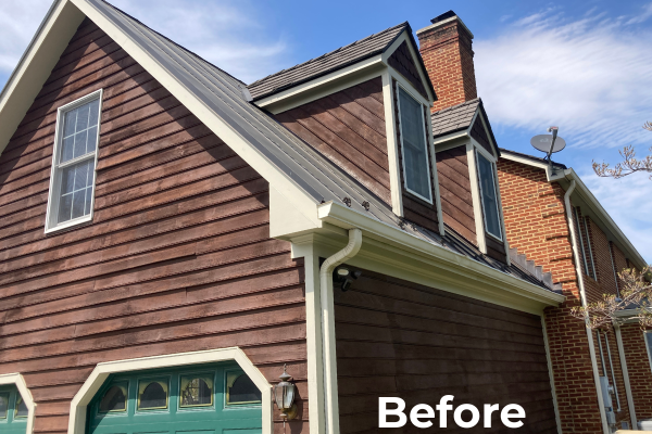 Roof before replacement at residential home