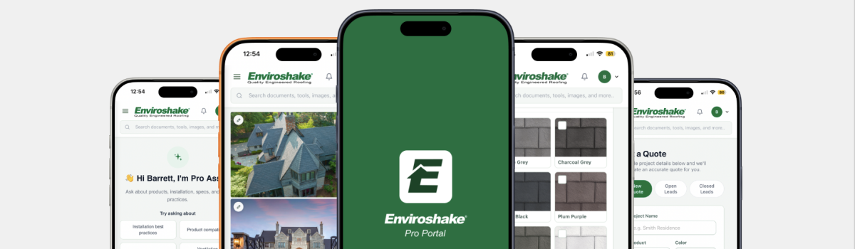 <h1>Welcome to the Enviroshake Pro Portal</h1>